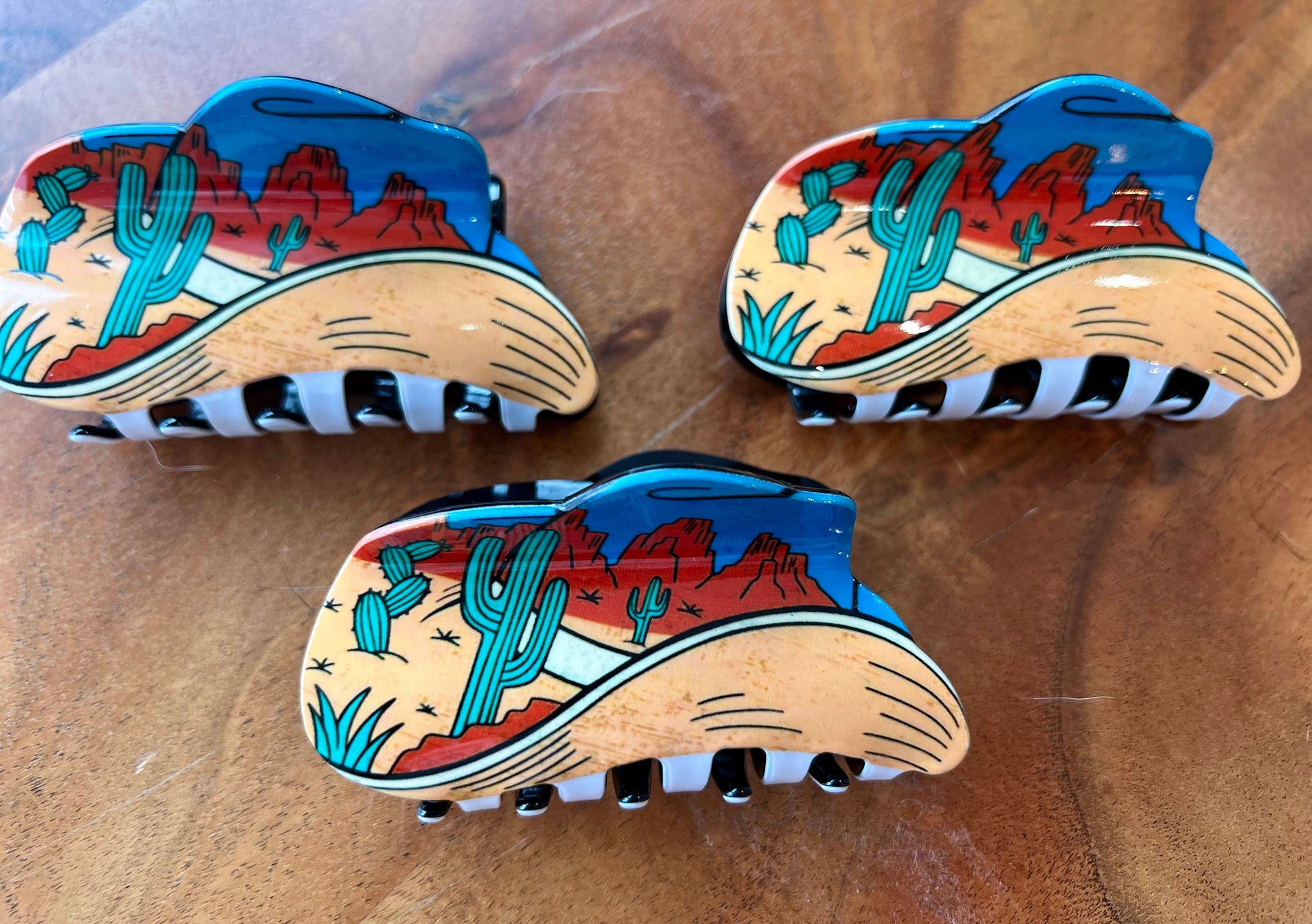 Cactus Mountains Akubra Claw Clip
