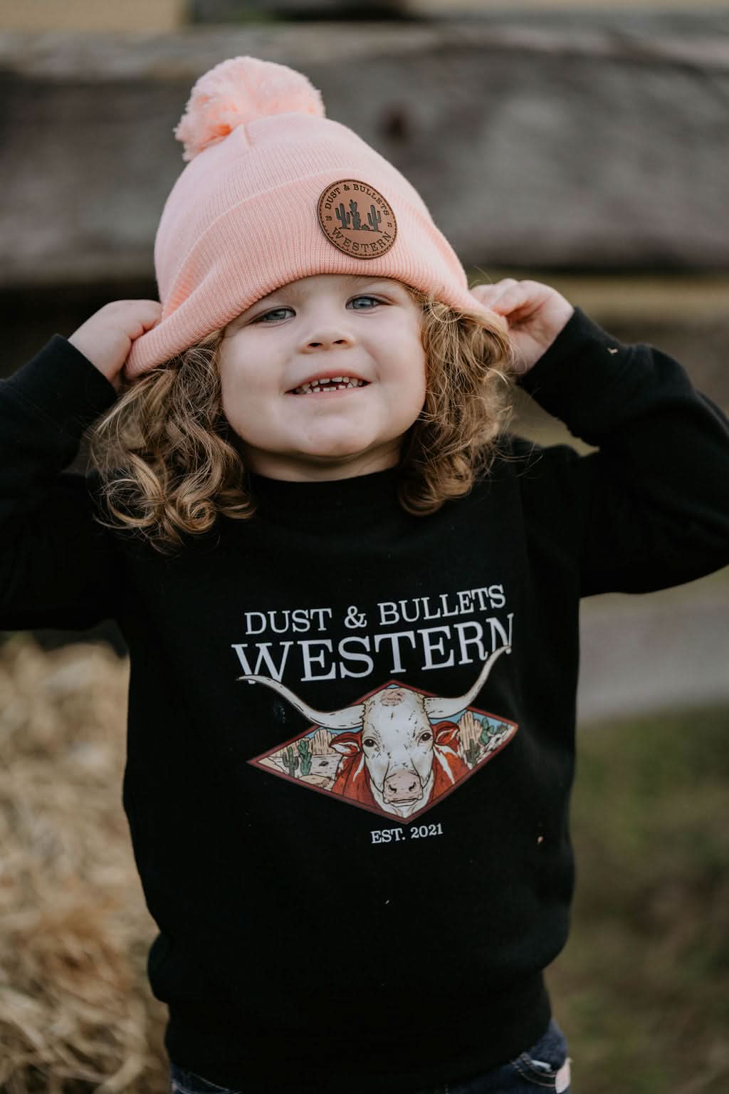KIDS Longhorn Crew Neck