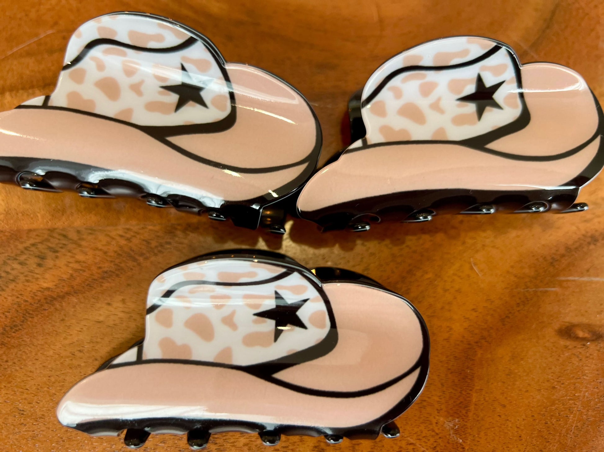 Tan Akubra Claw Clip