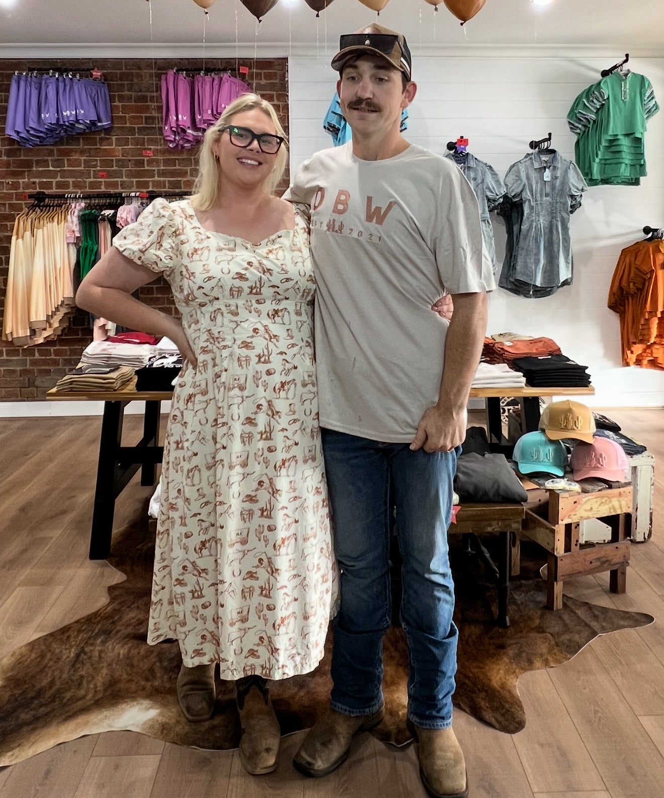 Western Cowgirl Prairie Dress – Country Style Midi