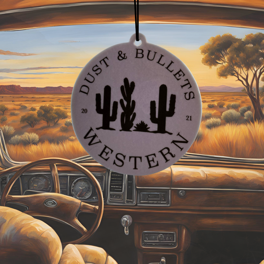 Dust and Bullets Western Air Freshener