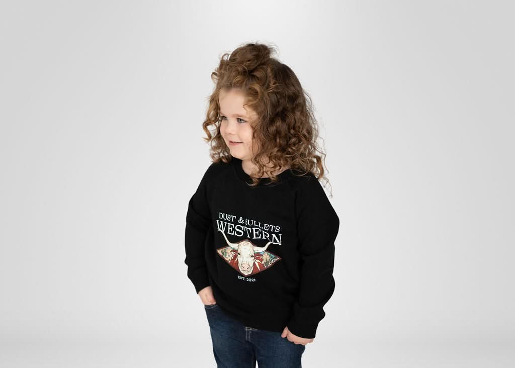 KIDS Longhorn Crew Neck