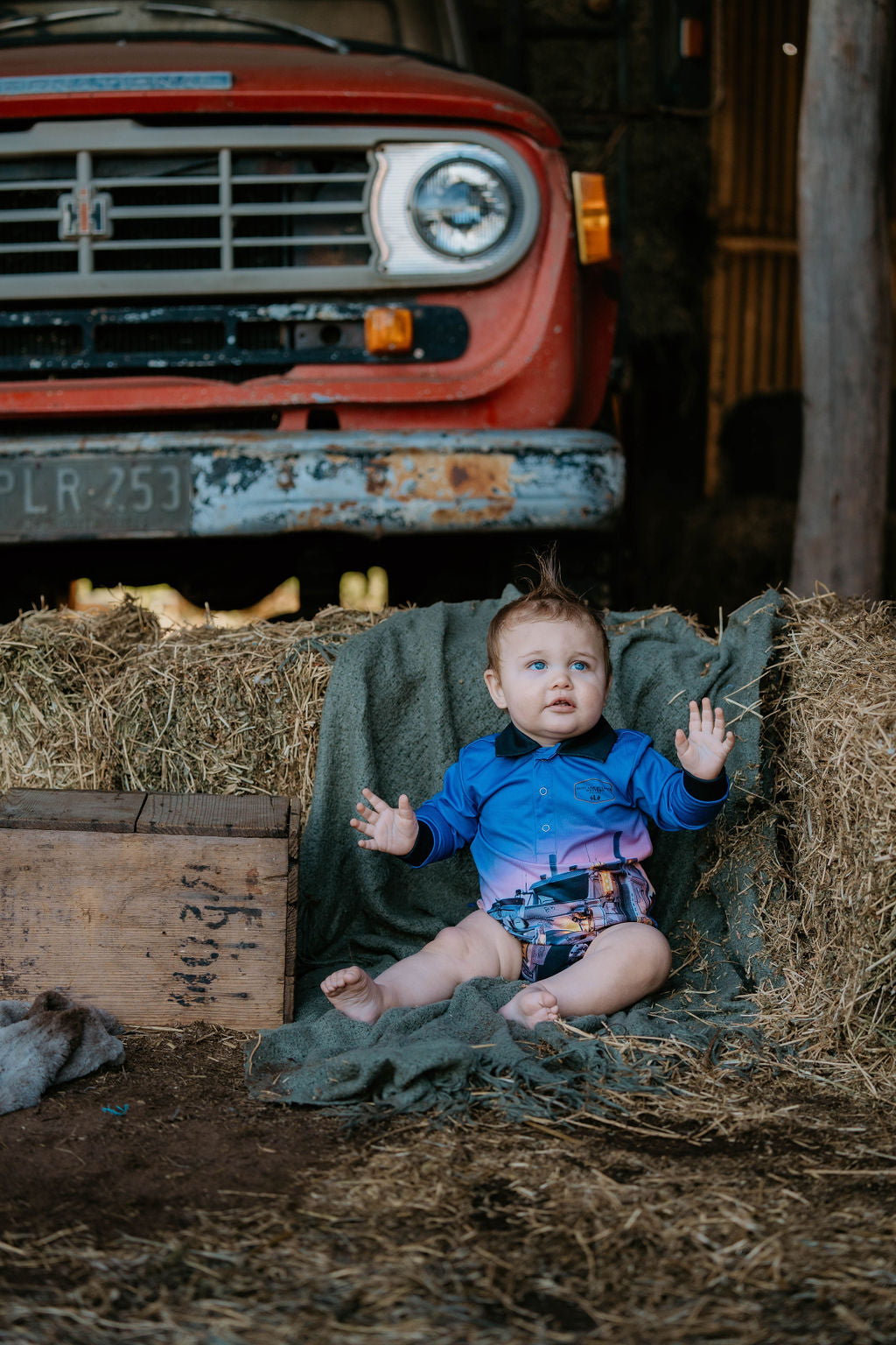 Western Baby Fishing Romper Collection