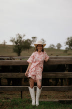 The Cowboy Club Western - Linen Shorts