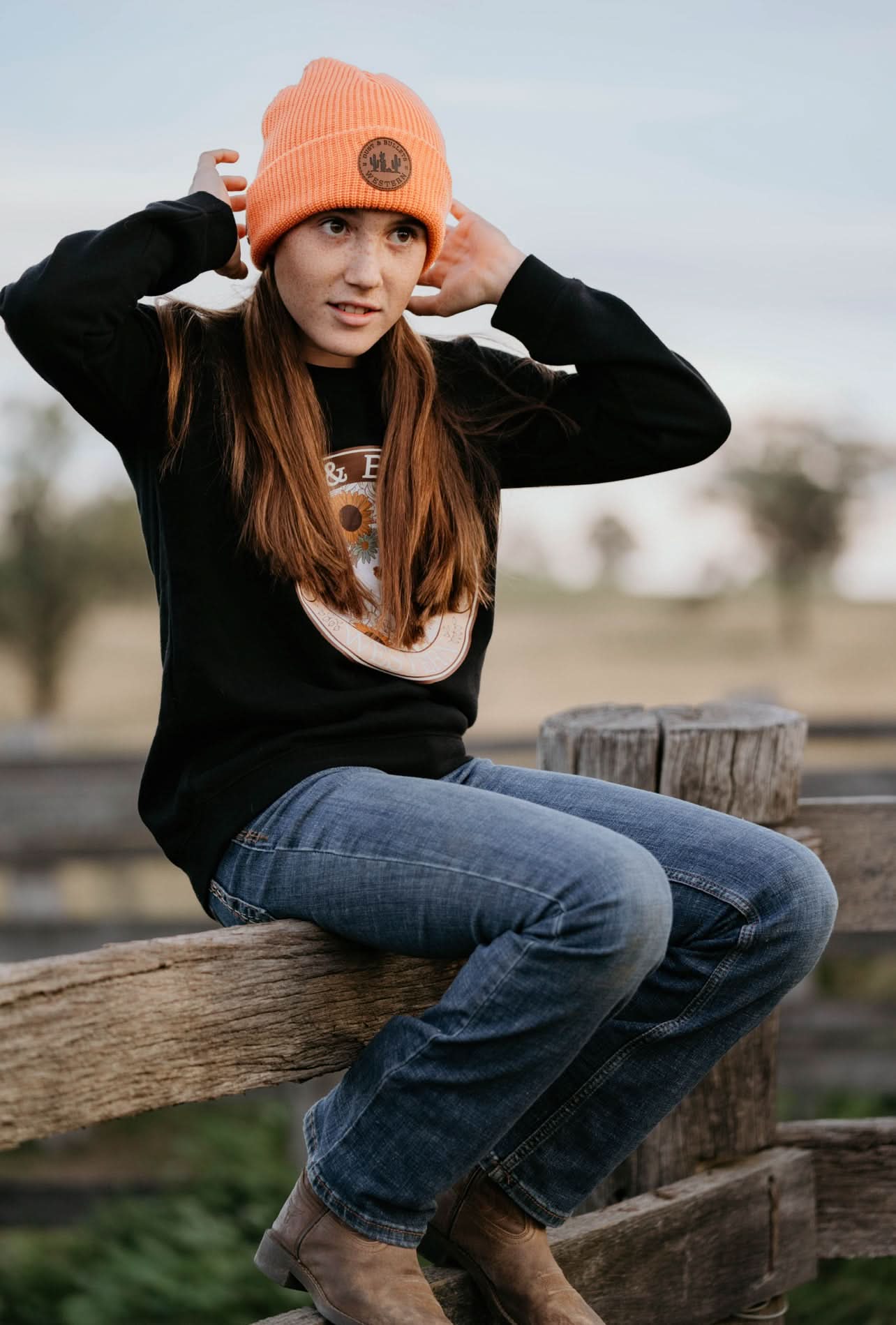 Rust DBW Beanie - Kids