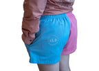 Coober Pedy - Work Short - Pink & Blue