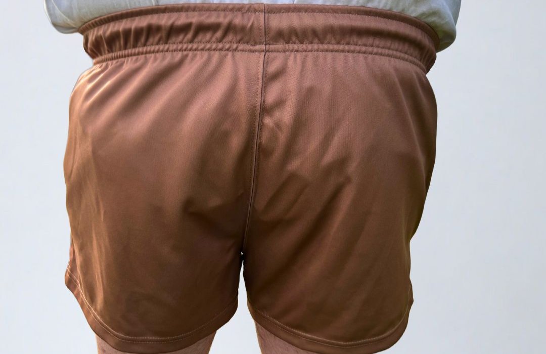 Adults - Brown Western Footy Shorts
