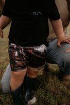 Kids Dusty Trucker - Western Footy Shorts
