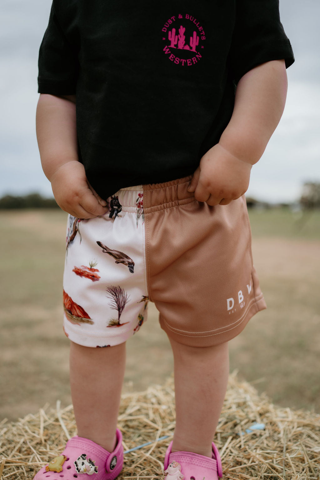 Kids - The Australian Outback Western Footy Shorts