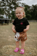Kids - Botanical Western Footy Shorts