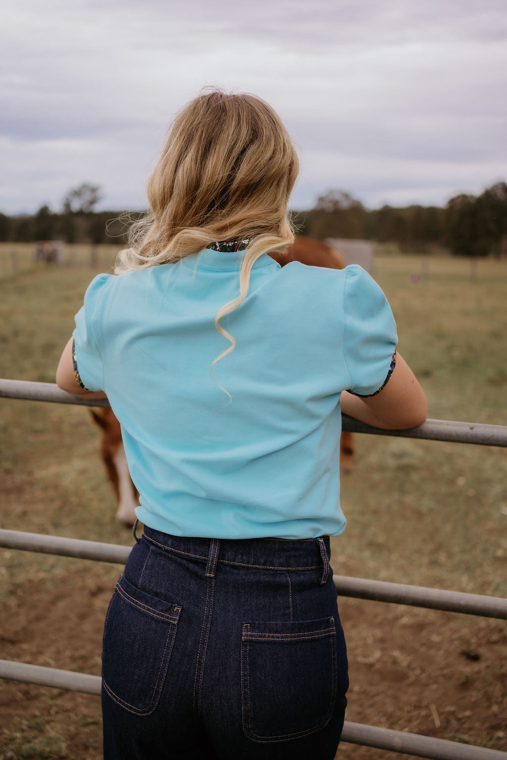 The Essential Ladies Polo - Sky Blue