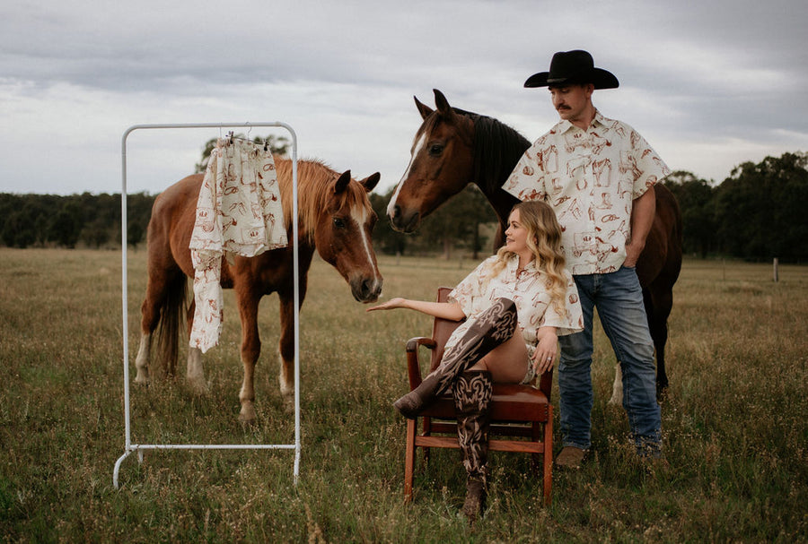 Georgia Straight Western - Linen Shirt