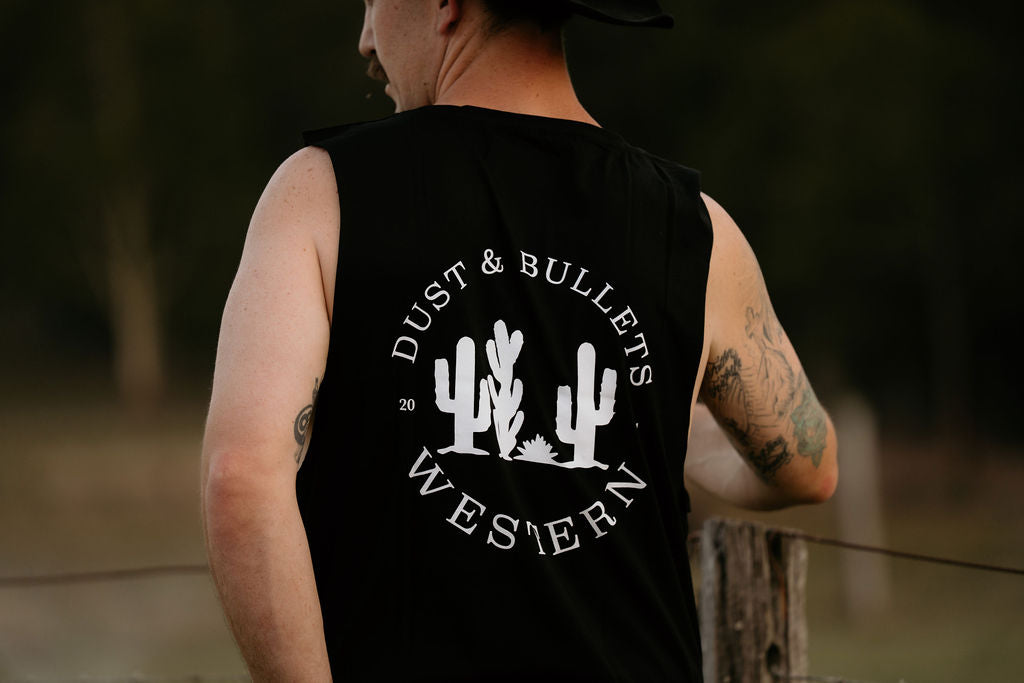 The Classic Western Style Tank in Black