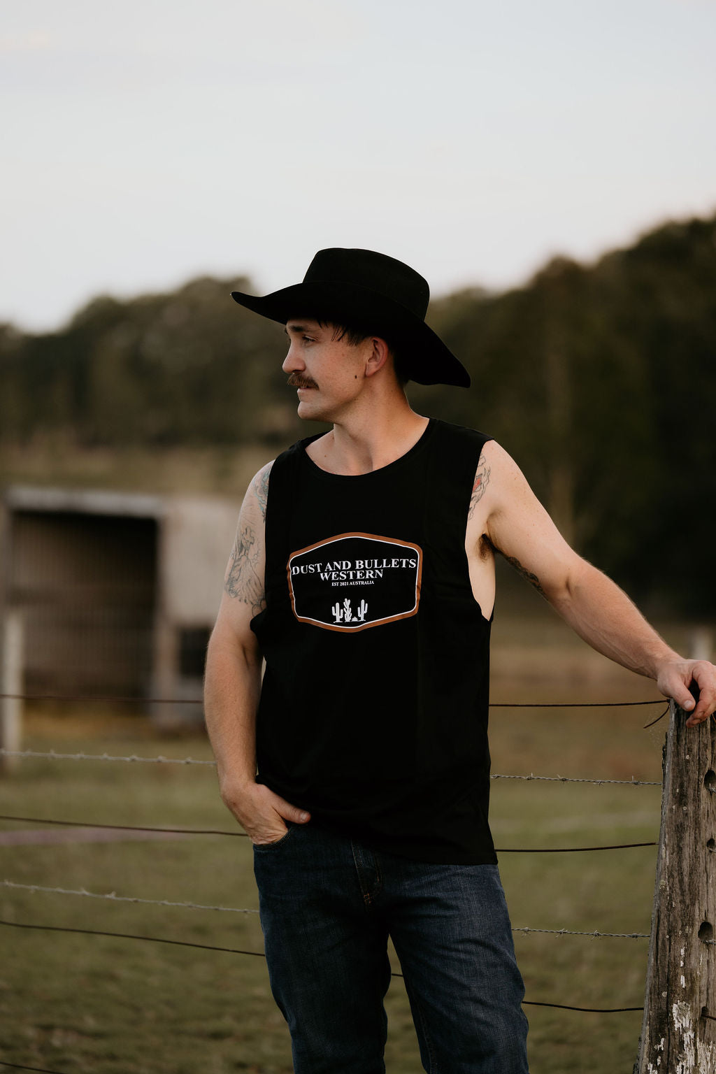 The Southern Western Style Tank in Black