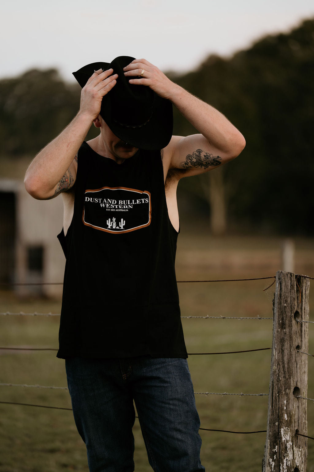 The Southern Western Style Tank in Black
