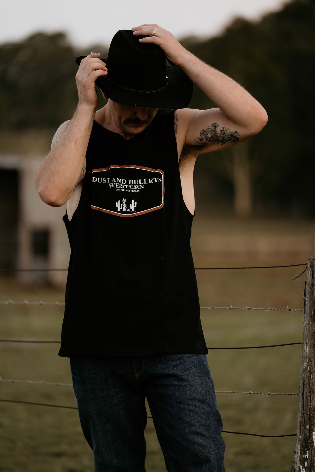 The Southern Western Style Tank in Black