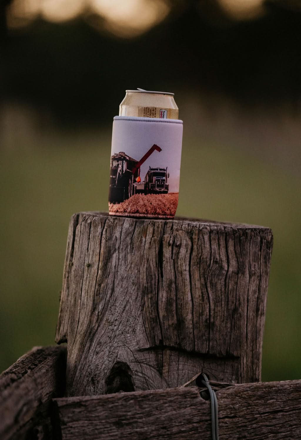 Farming Out West Western Style Stubby Cooler