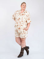 Georgia Straight Western - Linen Shorts