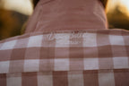 Women’s - Bonnie Lou Pink Gingham Ruffle Arena Shirt | Full Button Cowgirl Western Shirt