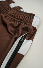 Adults - Chocolate Check Western Footy Shorts