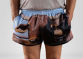 Scrub Bull Western Footy Shorts – Unisex Print