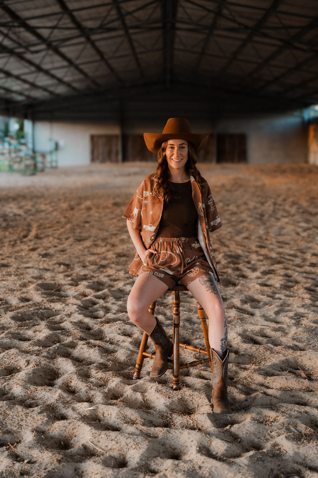 The Rodeo Club Western - Linen Shorts