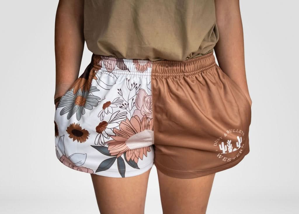 Adults - Botanical Western Footy Shorts