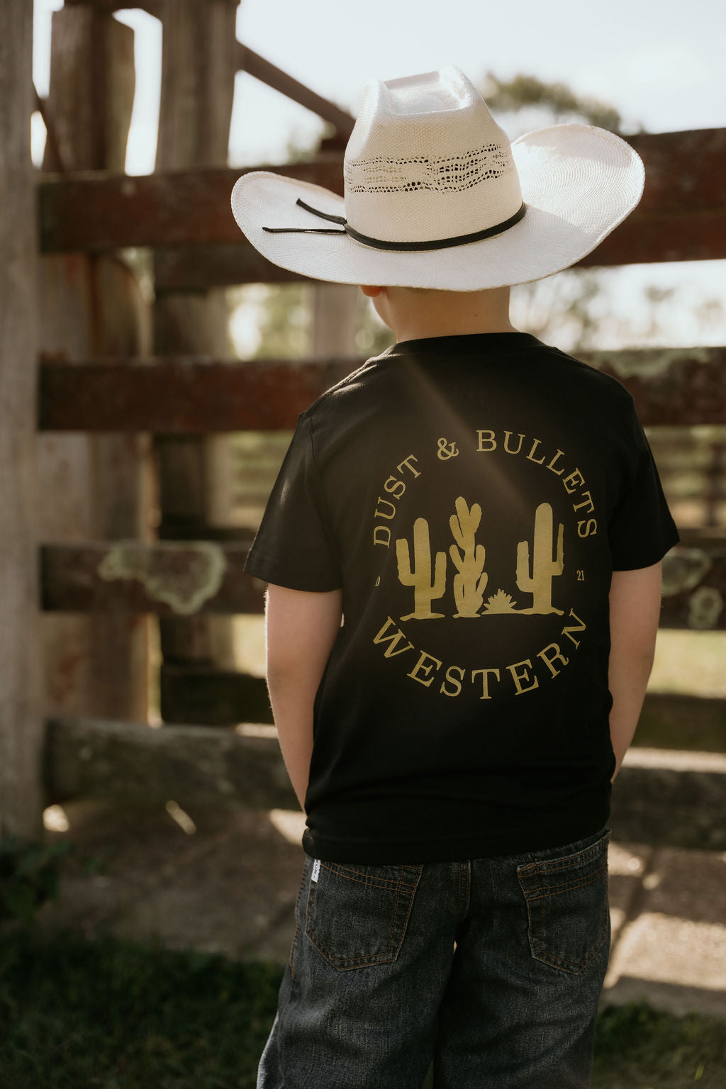 Kids Classic DBW Tee, Gold Print