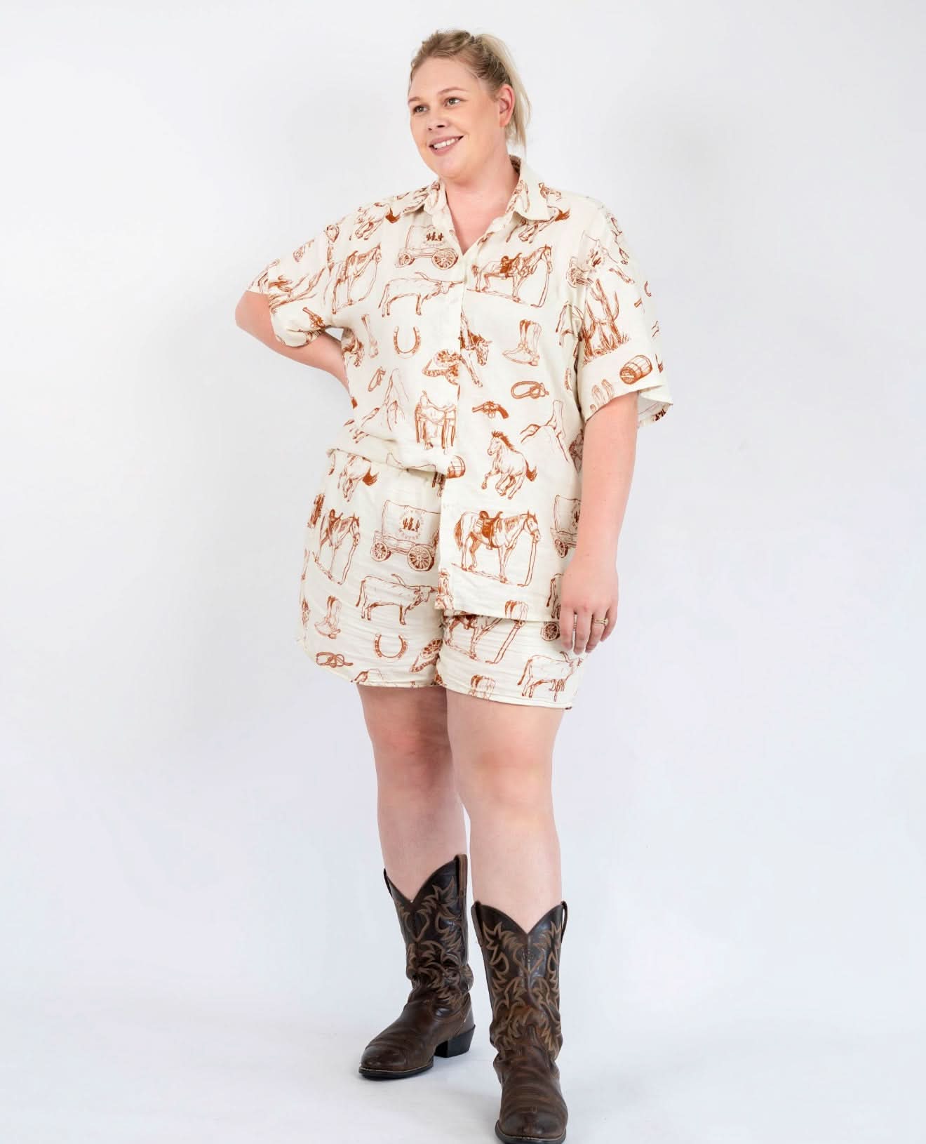 Georgia Straight Western - Linen Shirt