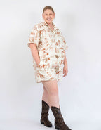 Georgia Straight Western - Linen Shorts