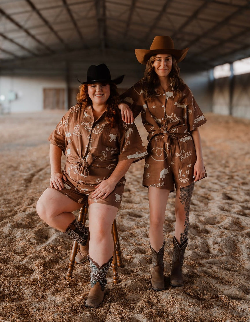 The Rodeo Club Western - Linen Shorts