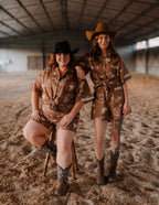 The Rodeo Club Western - Linen Shorts