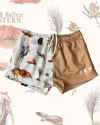 Kids - The Australian Outback Western Footy Shorts