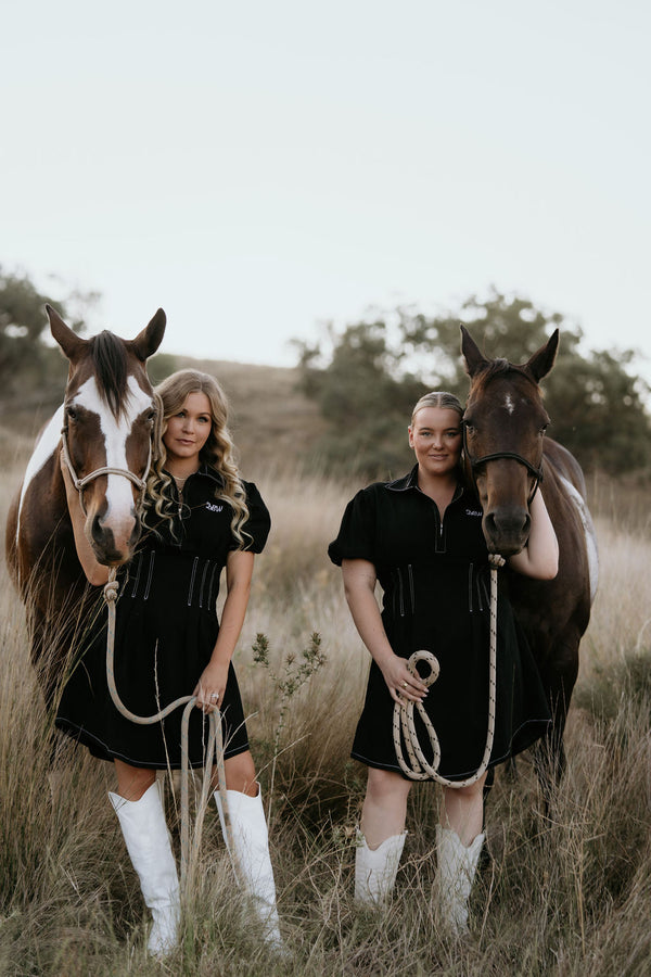 The Black Dolly Western Style Dress