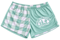 Adults - Sage Check Western Footy Shorts