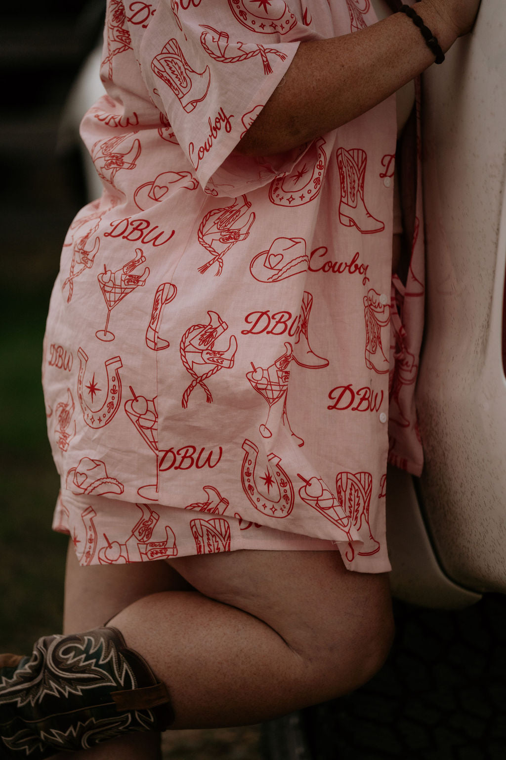 The Cowboy Club Western - Linen Shorts