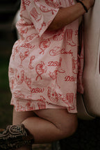 The Cowboy Club Western - Linen Shorts