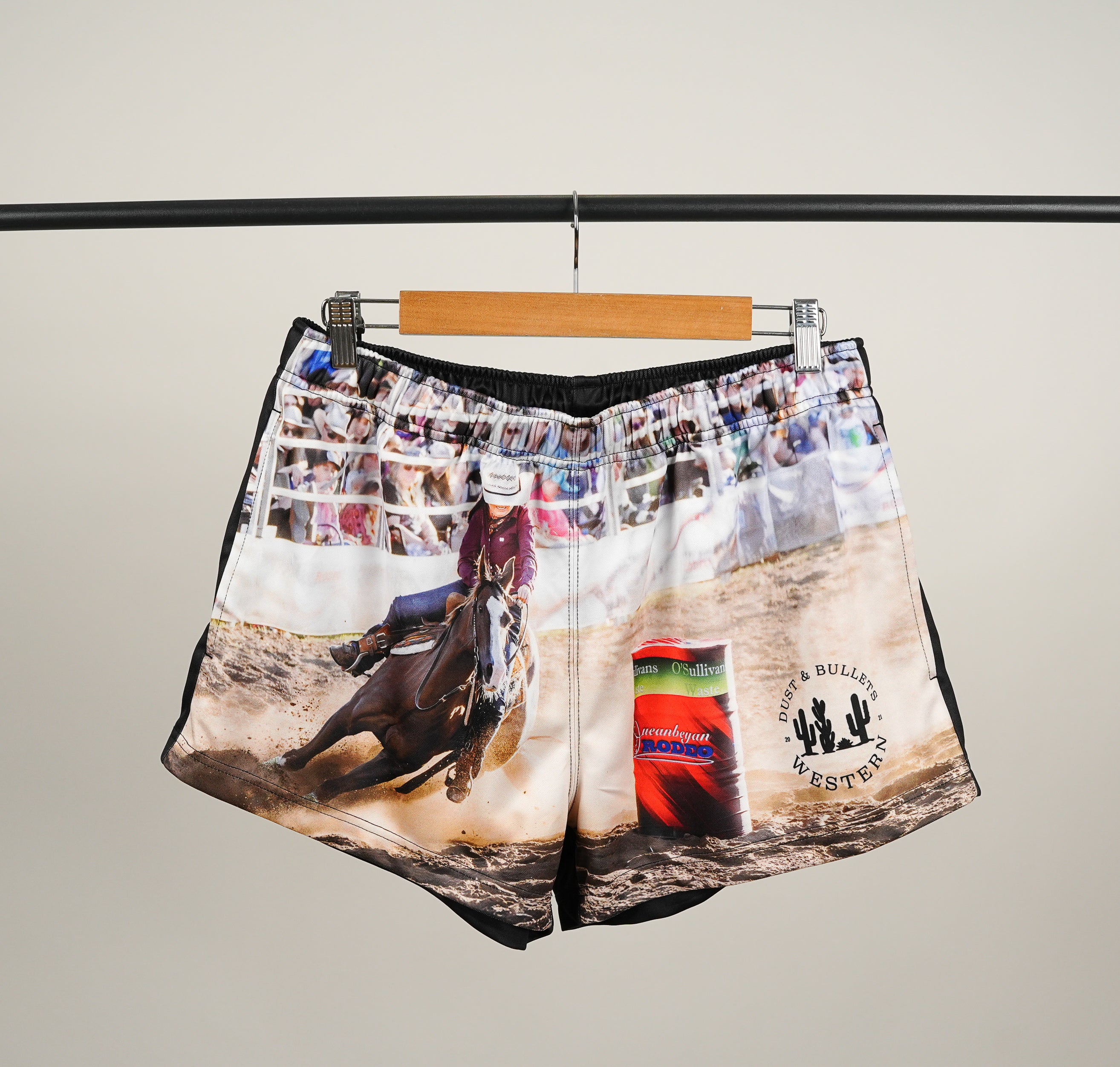 Adults - Barrel Racer Western Footy Shorts