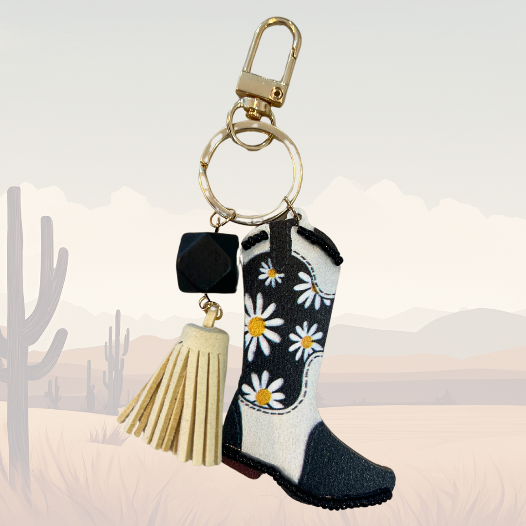 Daisy Boot Keychain