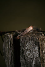 Western Floral Copper Magnetic Cuff Band