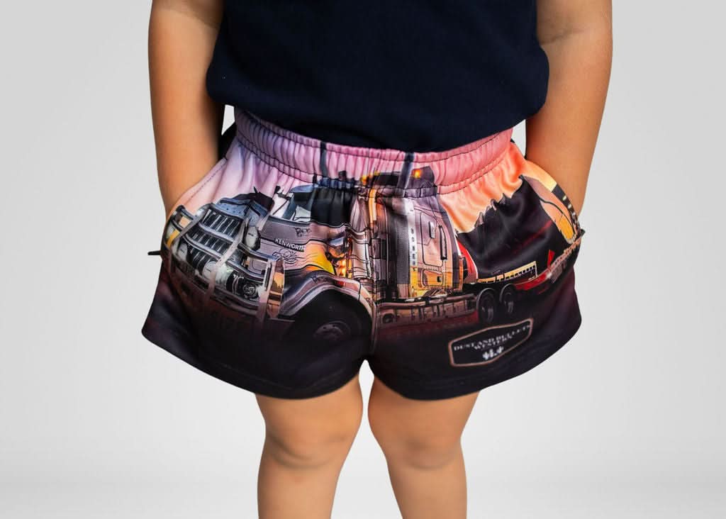 Kids - Kenworth Western Footy Shorts