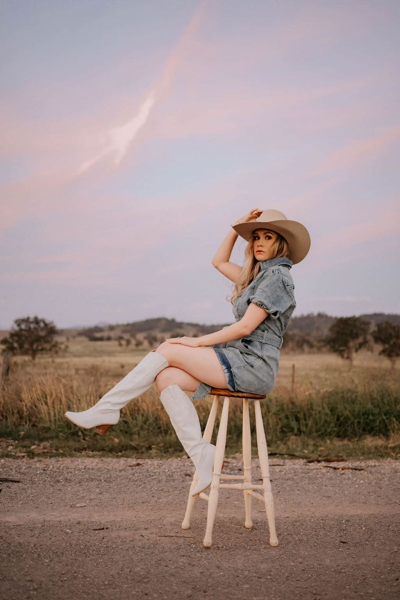 The Lainey Western Style Jumpsuit