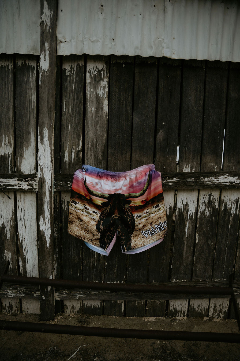 Adults - LongHorn Western Footy Shorts