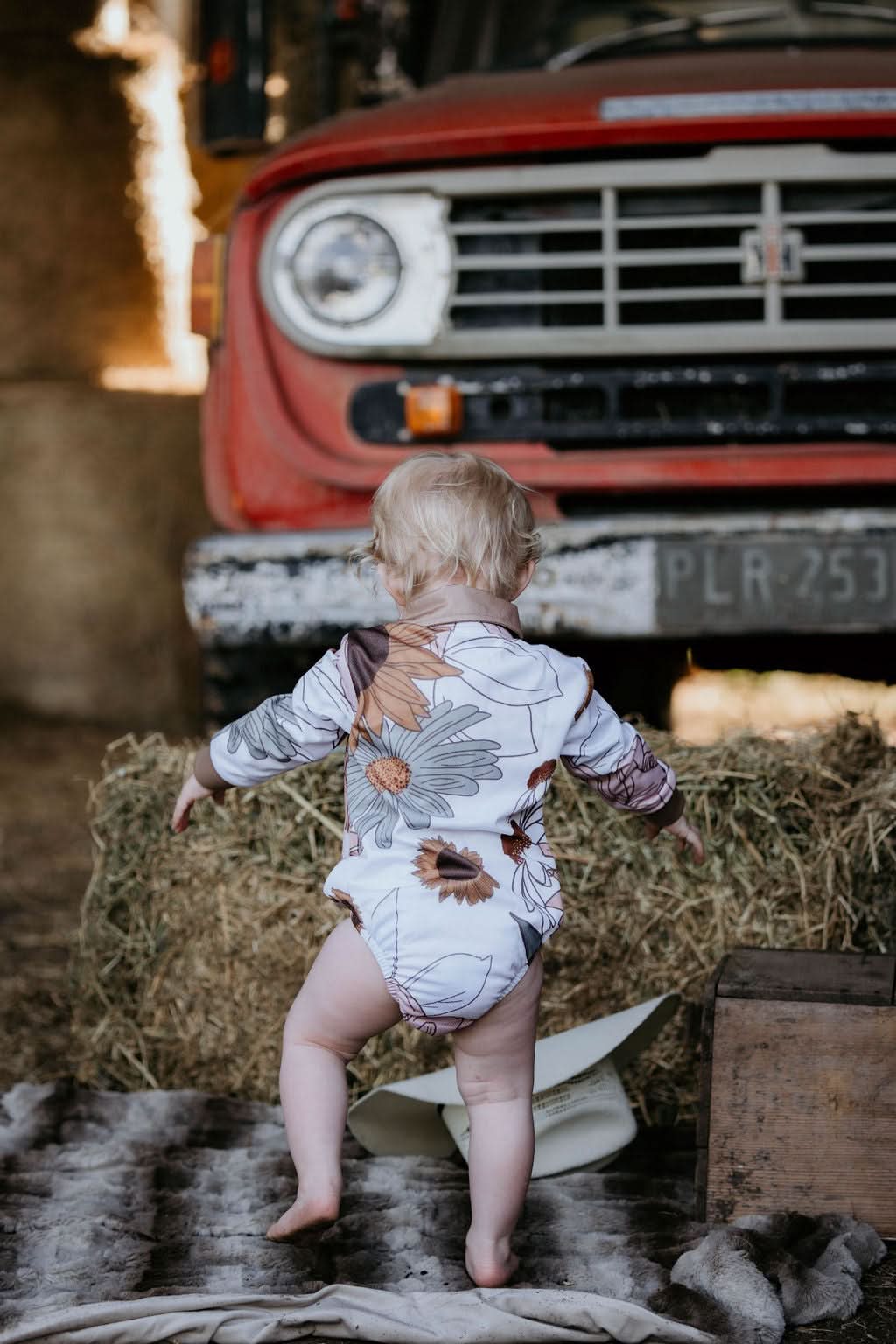 Baby - Botanical Fishing Romper