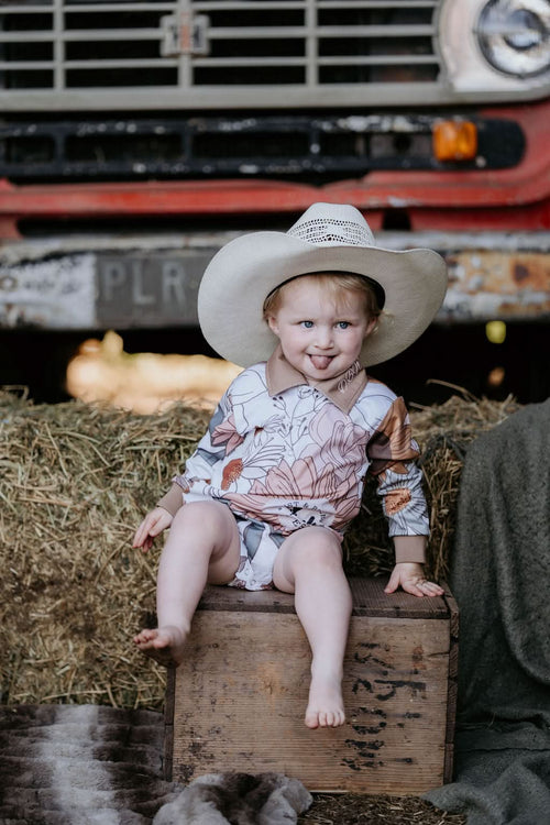 Baby - Botanical Fishing Romper