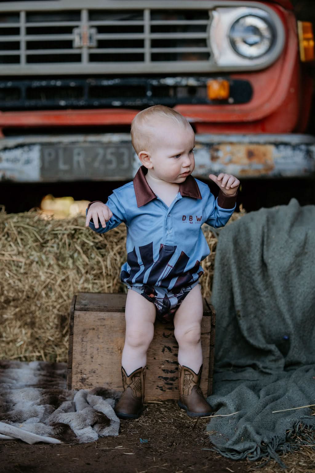 Baby - The Rustic Windmill Fishing Romper