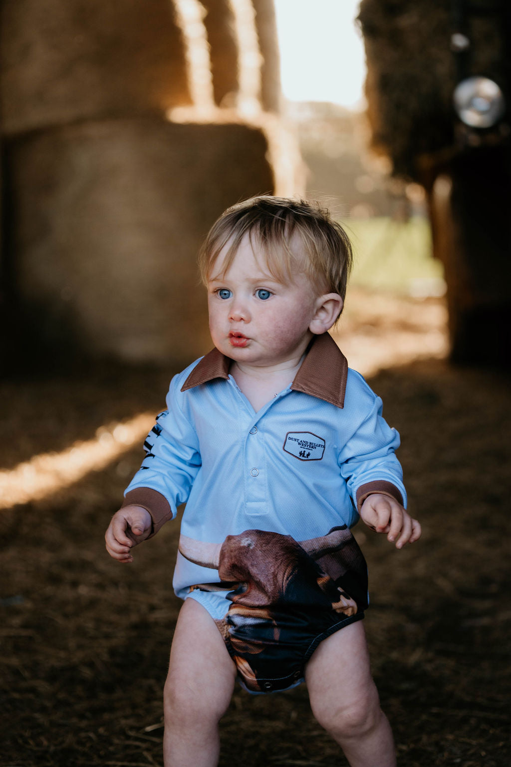 Baby - Scrub Bull Fishing Romper