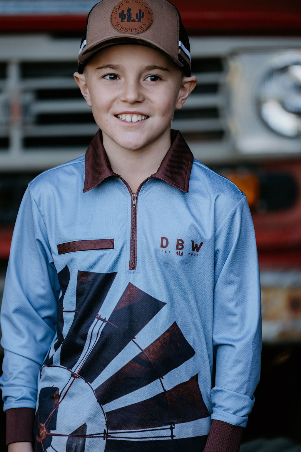 Kids -The Rustic Windmill Fishing Shirt