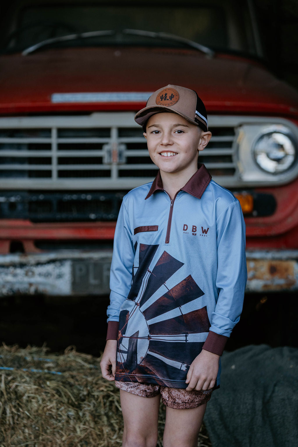 Kids -The Rustic Windmill Fishing Shirt