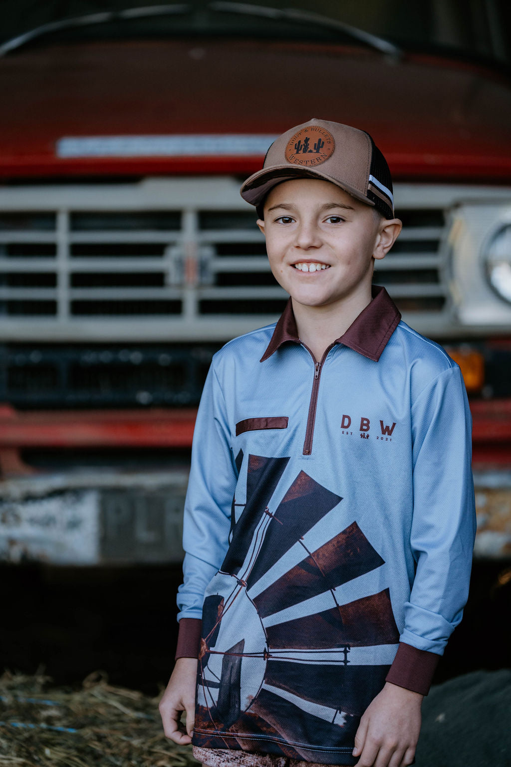 Kids -The Rustic Windmill Fishing Shirt